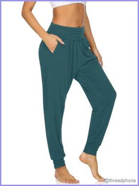 Women's Cozy Yoga Joggers Pants Loose Workout Sweatpants Comfy Lounge with